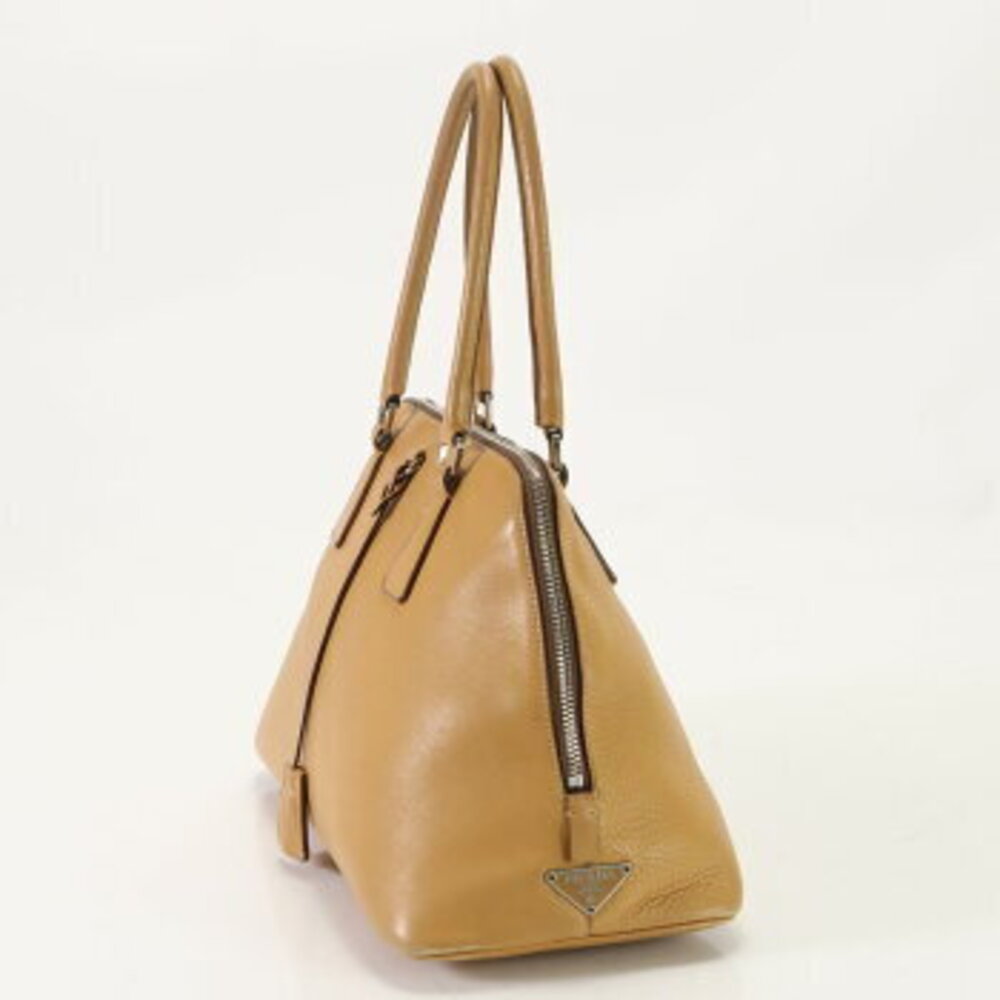 Prada Boston bag Camel Tan leather - Picture 5 of 14